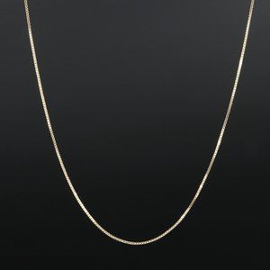 10k Box Chain Necklace